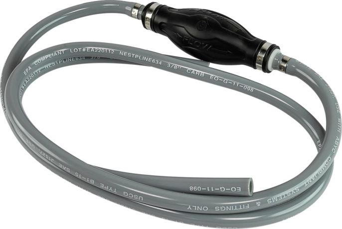 Шланг топливный d8.5/D14 мм с грушей без переходников (C44634)